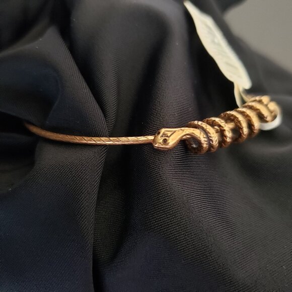 🐍⛎ NWT Alex and Ani Snake Coil Wrap Bangle Bracelet  651 - Picture 2 of 6